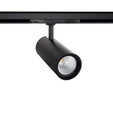 Produktfotografie: 3-Phasenstromschiene LED-Strahler 40W d'Angelo Schwarz PHILIPS Xitanium