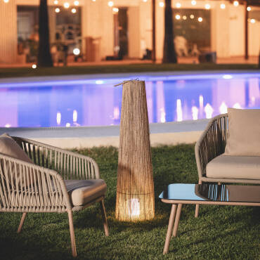 LED-Stehlampe Batterie Außen Nora