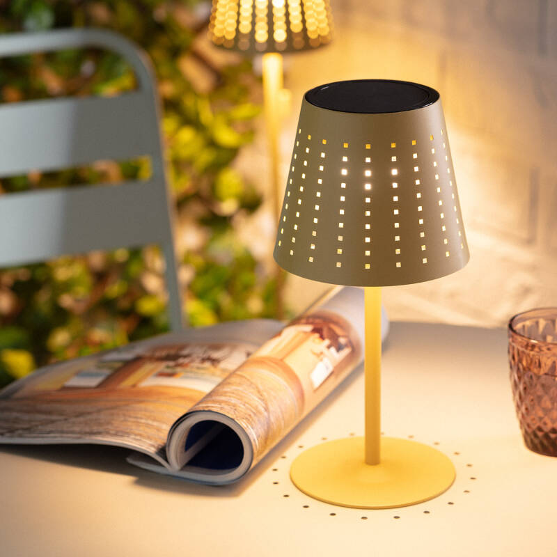 LED-Tischlampe 3W Tragbar für Außen mit wiederaufladbarer Batterie USB Banate