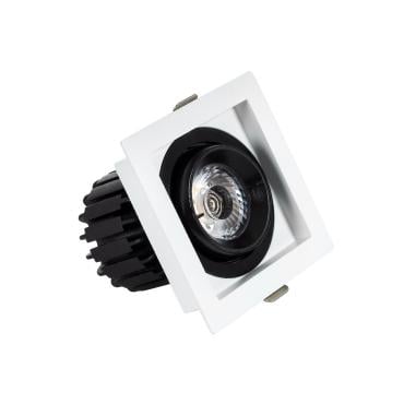 Produktfotografie: LED Downlight Einbaustrahler 7W COB Schwenkbar 360º Eckig Schnitt 82x82 mm CRI90 Expert Color Anti-Flicker