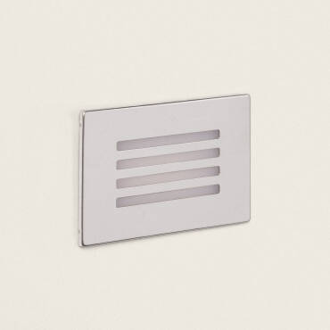 Wandlamp Outdoor LED 3W Inbouw Adam -Wit