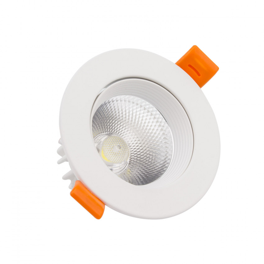 Downlight COB Rond Richtbaar LED 15W wit Zaag maat Ø 113 mm No Flicker