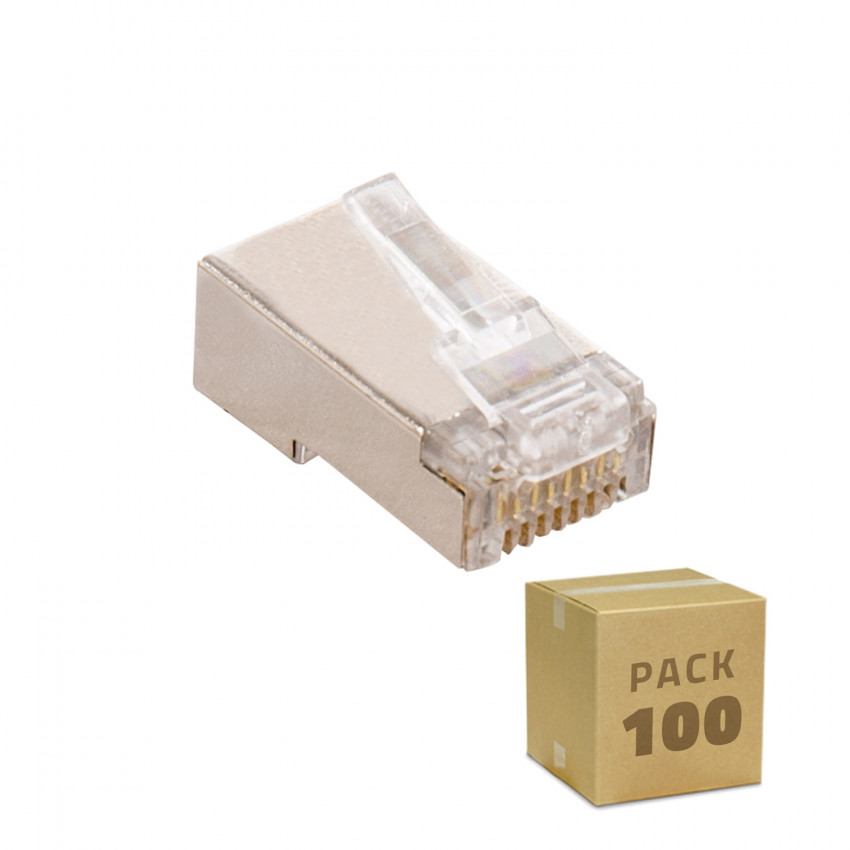 Pack 100 stuks RJ45 UTP connector