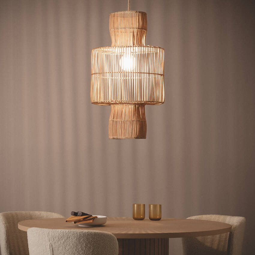 Hanglamp  van Rotan Bonghani ILUZZIA