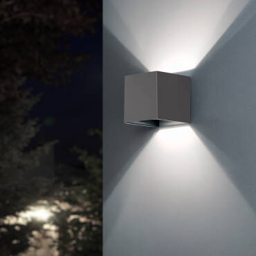 Productfotografie: Wandlamp Outdoor LED 6W Dubbelzijdige Verlichting New Eros