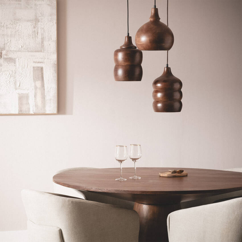 Hanglamp Hout Kanan I