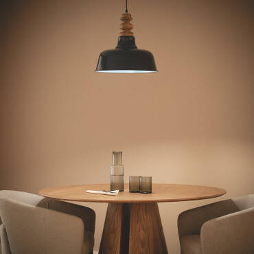 Productfotografie: Hanglamp Metaal en Hout Bela Yash
