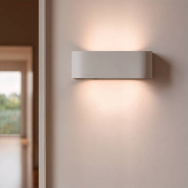 Dubbelzijdige Verlichte Gips Wandlamp Lonjong
