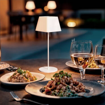 Productfotografie: Tafellamp LED 1.2W Draagbaar Outdoor Aluminium met Oplaadbare Accu Willy 