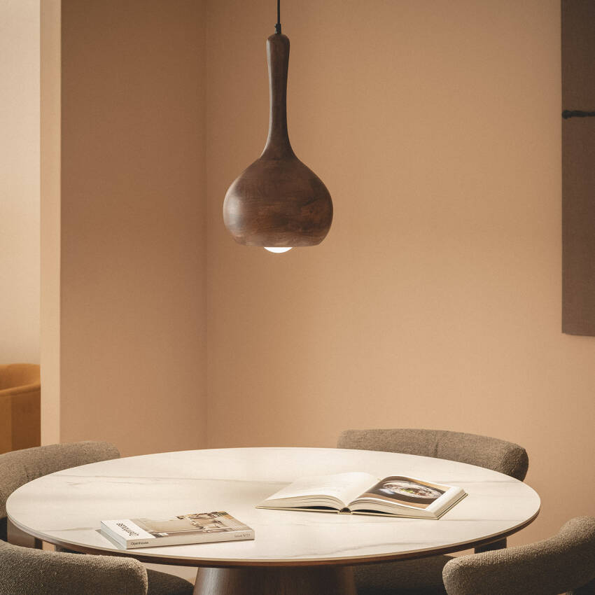 Hanglamp Hout  Gatik