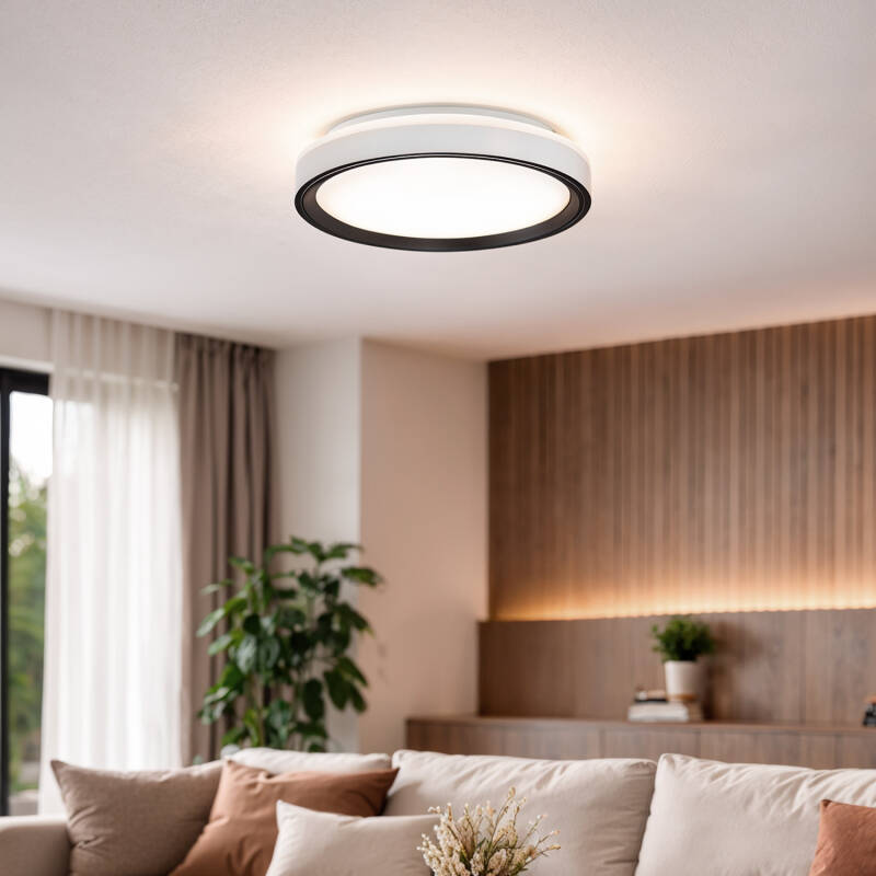 Plafondlamp LED 24W Rond Metaal Ø400 mm Nysted