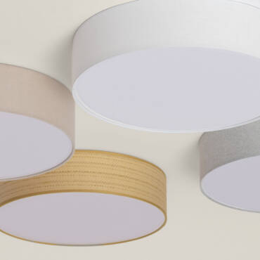 Plafondlamp Rond  van Rafia Ranje