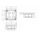 Caja Empalmes 105x105x51 mm