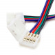 Cable Doble Conector Rápido Tira LED RGB 10mm SMD5050