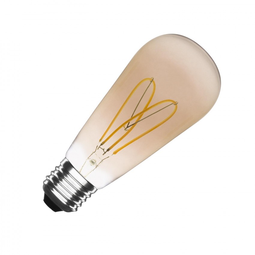 LED Lamp E27 Filament Dimbaar 4W ST64 Gold Big Lemon