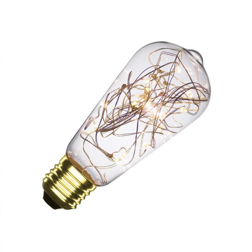 ST58 E27 1.5W Fairy Lemon gloeidraad LED lamp 