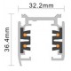 Carril Trifásico para Focos LED 1 Metro