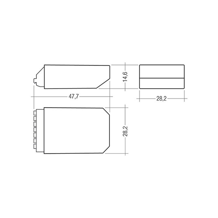 DALI XC control module met 4 vrij programmeerbare ingangen TRIDONIC ...