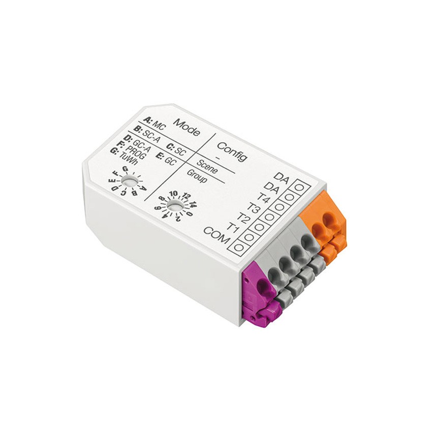 DALI XC control module met 4 vrij programmeerbare ingangen TRIDONIC