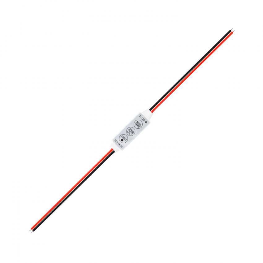Mini Dimmer Controller voor Monochrome LED Strips 12-24V DC