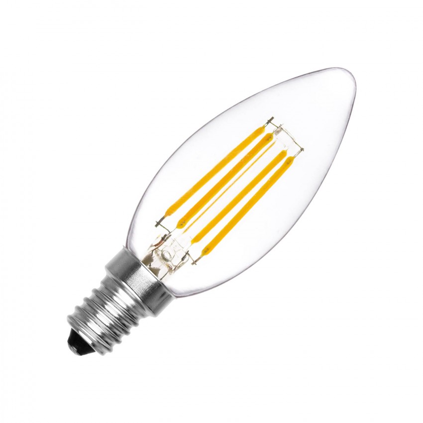 E14 C35 4W Gloeidraad Led Lamp 