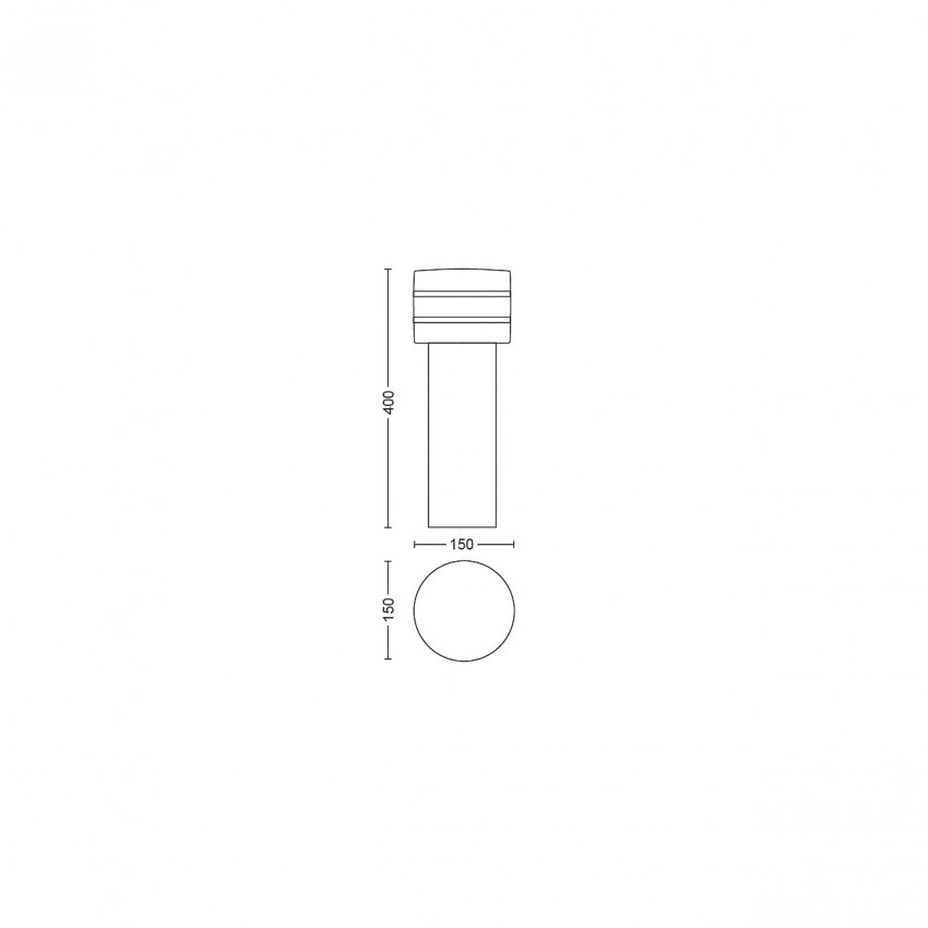 Baliza LED PHILIPS Hue White Lucca 9W