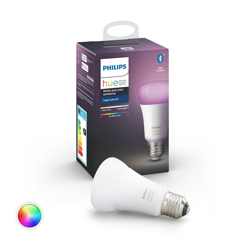 Slimme LED Lamp E27 6.5W A60 PHILIPS Hue White Color
