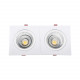 Foco Downlight LED Rectangular Doble New Manhatan 20W