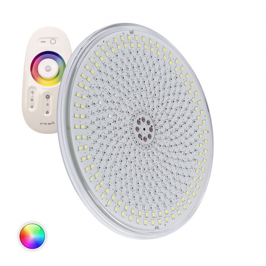 Zwembadlamp Slim PAR56 LED Onderdompelbare  IP68 RGBW 12V DC 35W 
