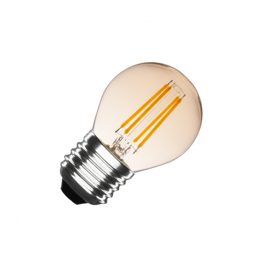 LED Lamp Filament E27 4W 400 lm G45 Dimbaar Gold