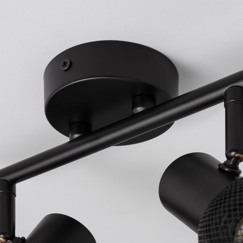 Aplique Orientable Tivo 1 Foco Negro