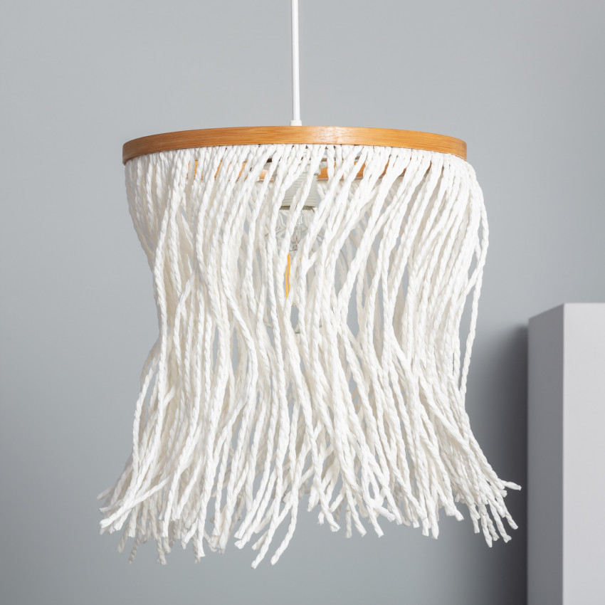 Hanglamp Bamboe met Franjes  Awel