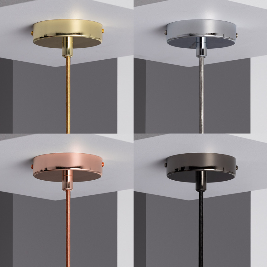 Metallic plafondroos