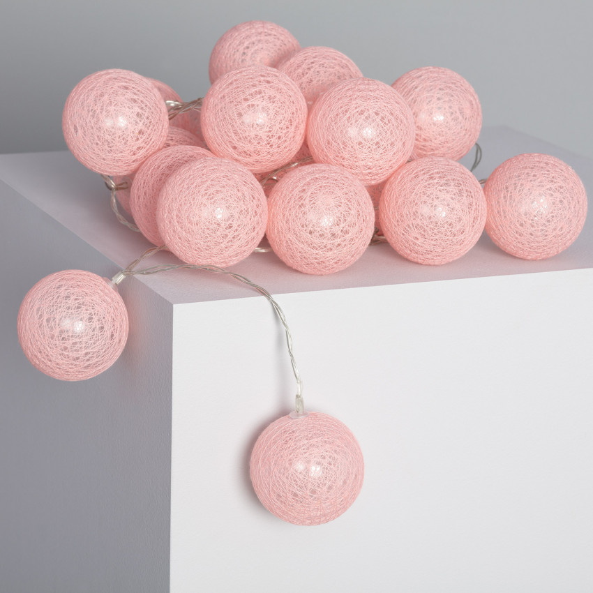 Pink Sugar LED slinger van 20 bollen