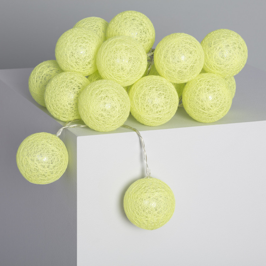 Lemon LED slinger van 20 bollen