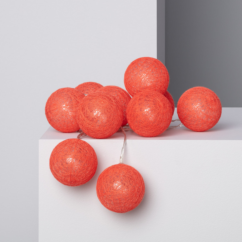 Red Sugar LED slinger van 10 bollen