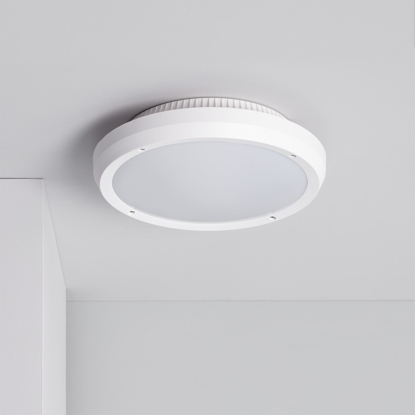 Plafondlamp Wit rond Curio (IP65) Ø300 mm