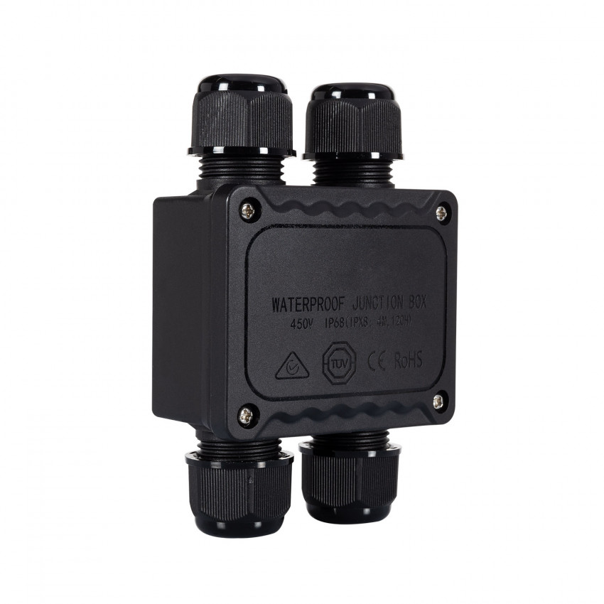 Waterdichte Lasdoos 128x80x40 mm 4 Kegels IP68