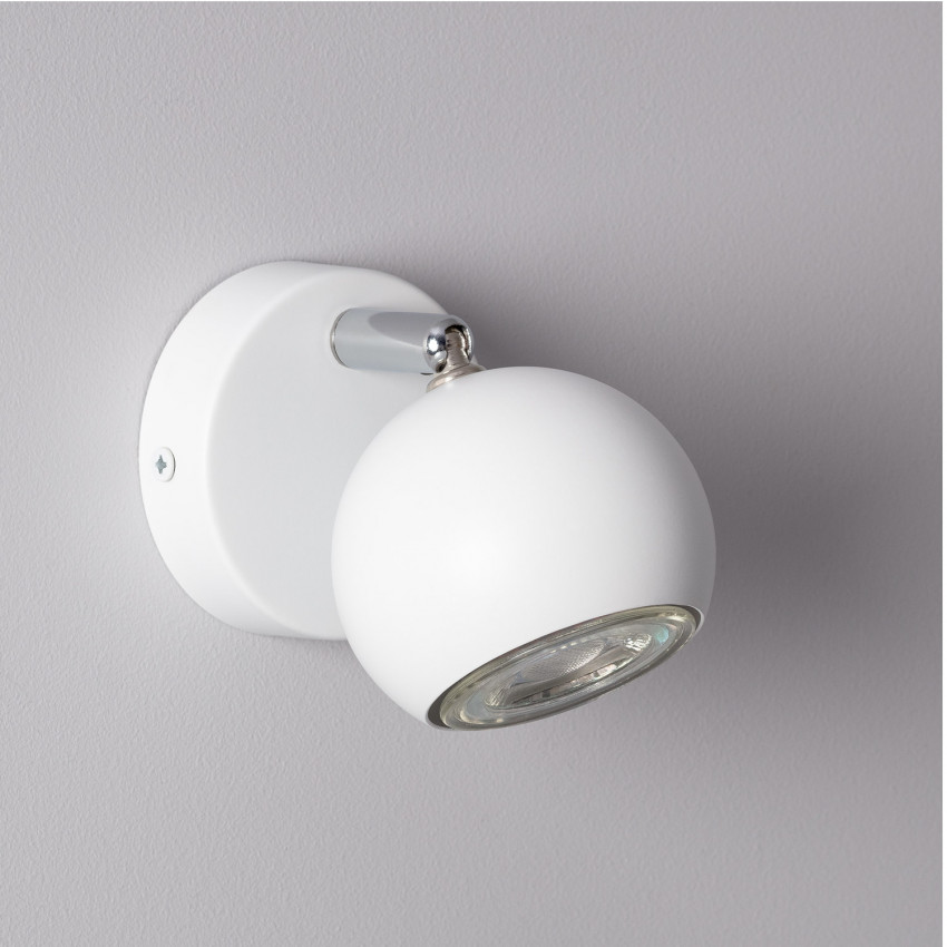 Wandlamp  Aluminium Verstelbaar  1 Spot Wit  Ates 
