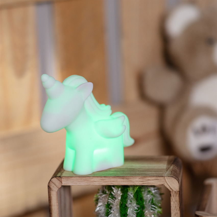 Luz LED Mesita para Niños Unicornio