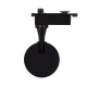 Foco LED Bron Negro 20W para Carril Monofásico 