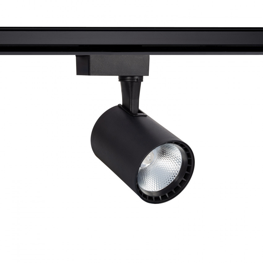 Spotlight Bron Zwart LED 20W voor Eenfasige Rail