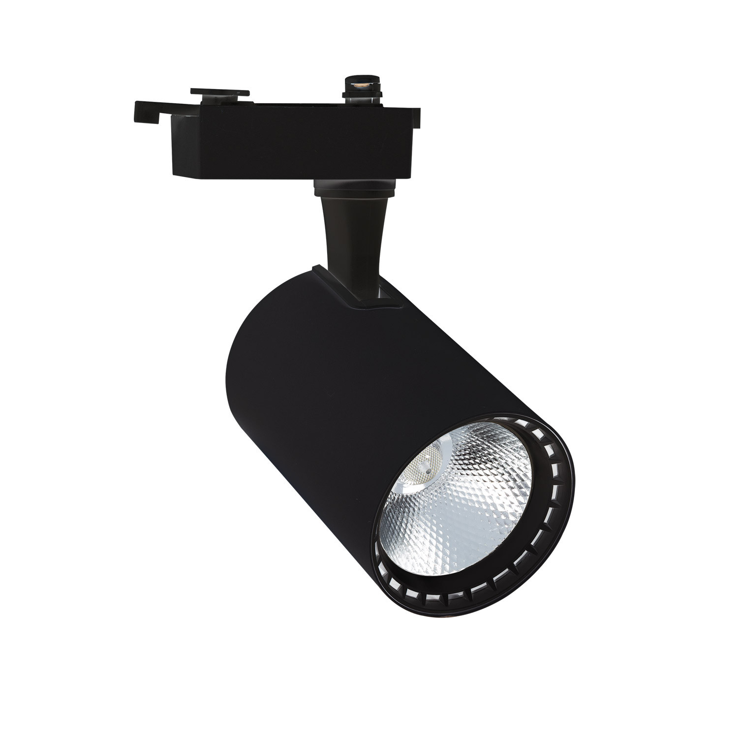 Spotlight Bron Zwart LED 30W voor Eenfasige Rail Ledkia