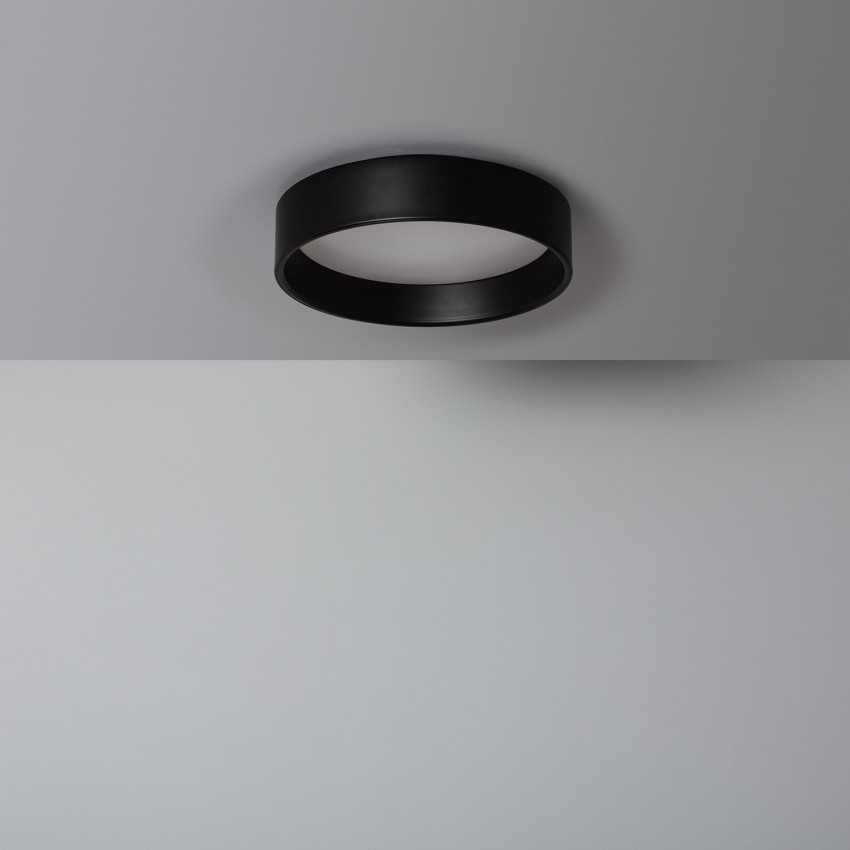 Plafón LED Circular Design 15W Black