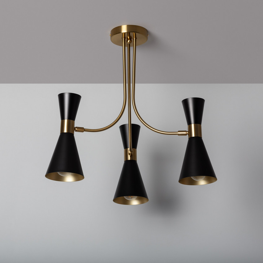 Plafondlamp  Metaal  3 Spots Jigger 