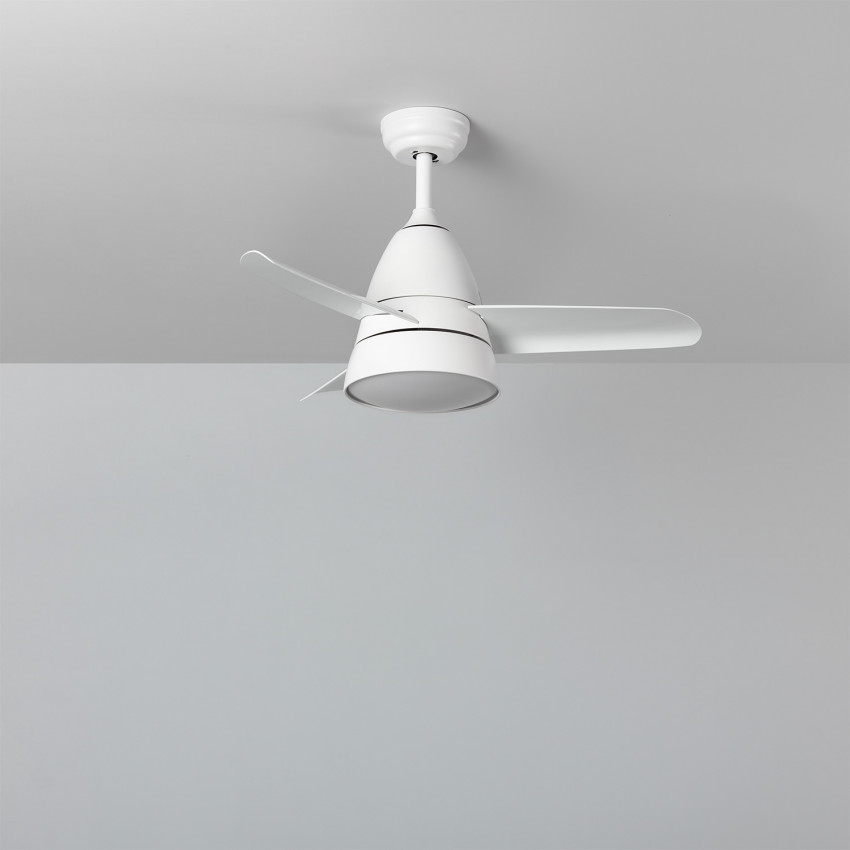 Plafondventilator industrieel LED Wit 91cm Motor DC