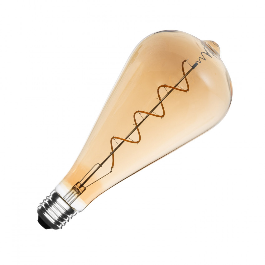 LED Lamp E27 Filament 4W ST 64 Amber Big Lemon 