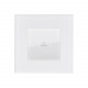 Interruptor Simple Pulsador con Marco Cristal Modern