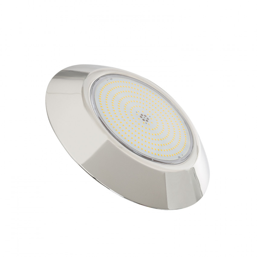 Productfotografie: Zwembad lamp Opbouw LED onderdompelbaar IP68 3000K 12V AC/DC  RVS 24W 