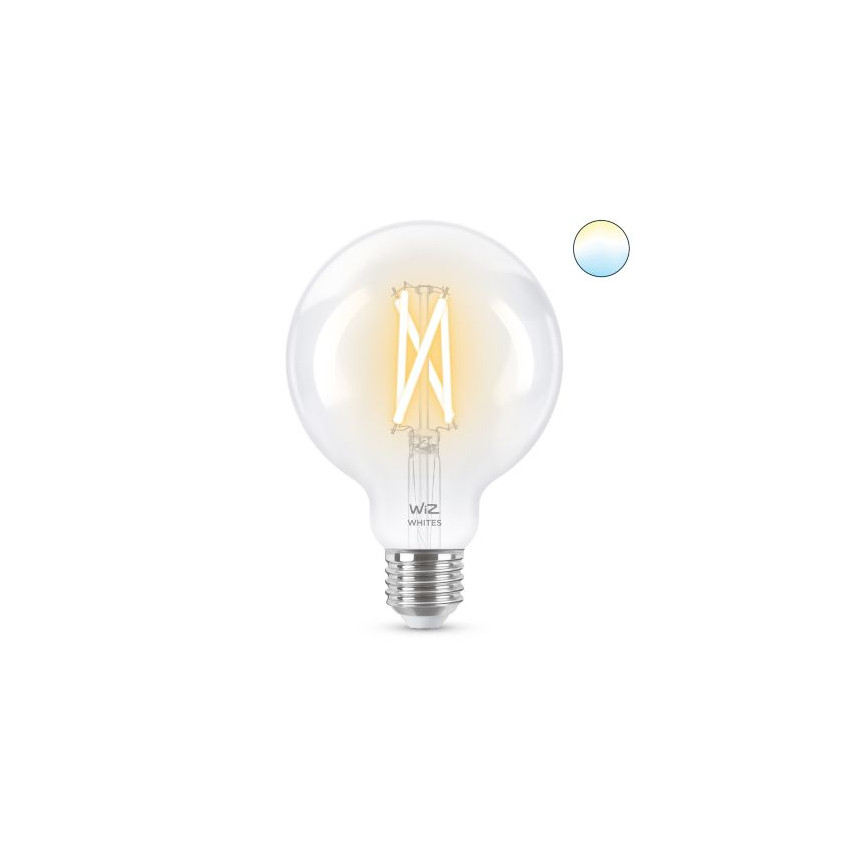 LED Lamp Smart WiFi E27 G95 Dimbaar WIZ Filament 6.7W